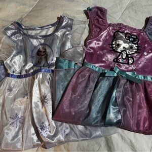 Frozen and Hello Kitty Kids princess nightgowns